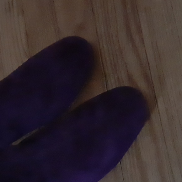 Eileen Shields Purple Suede sock Boot Sz 41 /US 10 Italy - Picture 7 of 14